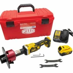 Flash Sale 🌟 REED Bevel Boss™ 2 in. Battery, Beveler Adapter, Charger, Die Grinder and Router Bit 🎉