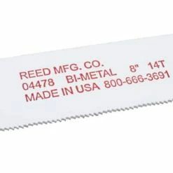 Best Sale ❤️ REED Power Hack 8 in. 14 TPI Saw Blade for SawIT® SAWITSD2 Pneumatic Saw 💯