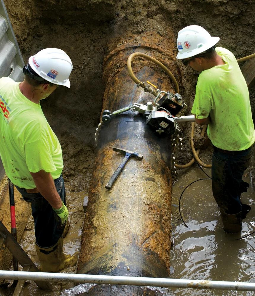 Outlet β¨ REED 6 - 48 in. Cast Iron, Ductile Iron and Clay Pipe Cutter π - Image 2