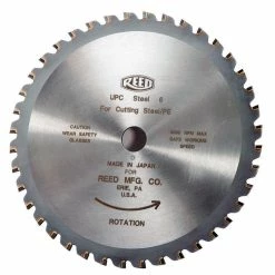 Flash Sale 🧨 REED 4 in. Carbide-Tipped Universal Pipe Cutter Blade for 6 - 8 in. Steel and Polyethylene Pipe 🎁